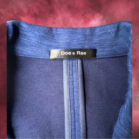 NWOT Doe & Rae Blue blazer jacket - size small - Picture 5 of 5